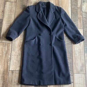 Donny Brook Wool Elegant Black Pea Coat